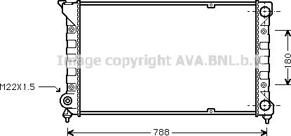 Prasco VN2066 - Радиатор, охлаждение двигателя autospares.lv