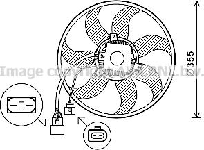 Prasco VN7534 - Вентилятор, охлаждение двигателя autospares.lv