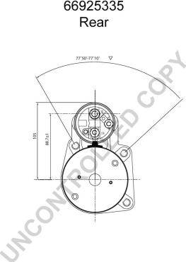 Prestolite Electric 66925335 - Стартер autospares.lv