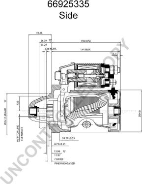 Prestolite Electric 66925335 - Стартер autospares.lv