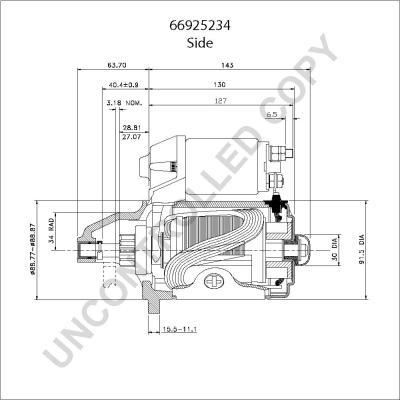 Prestolite Electric 66925234 - Стартер autospares.lv