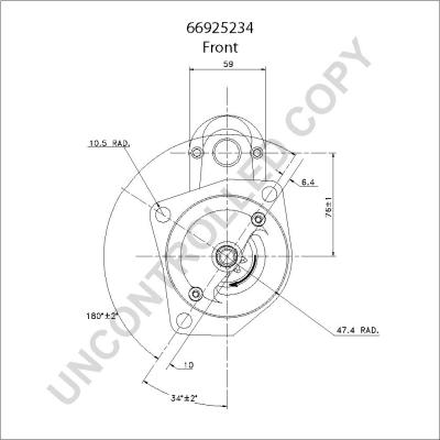 Prestolite Electric 66925234 - Стартер autospares.lv