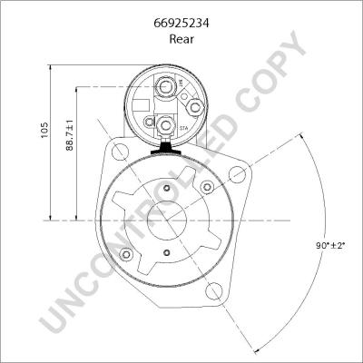 Prestolite Electric 66925234 - Стартер autospares.lv