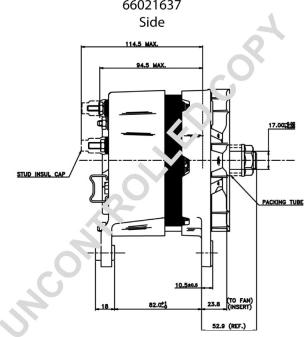 Prestolite Electric 66021637 - Генератор autospares.lv