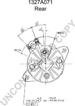 Prestolite Electric 1327A071 - Стартер autospares.lv