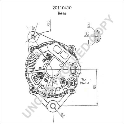 Prestolite Electric 20110410 - Генератор autospares.lv