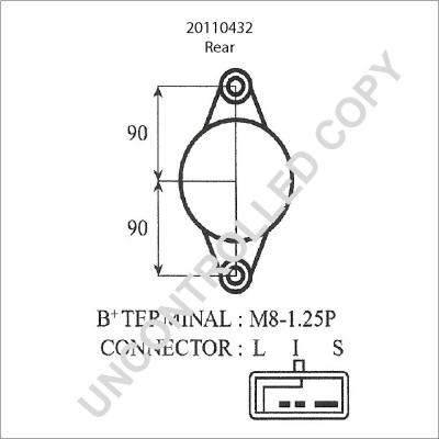 Prestolite Electric 20110432 - Генератор autospares.lv