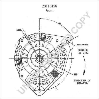 Prestolite Electric 20110198 - Генератор autospares.lv