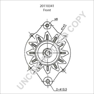 Prestolite Electric 20110341 - Генератор autospares.lv