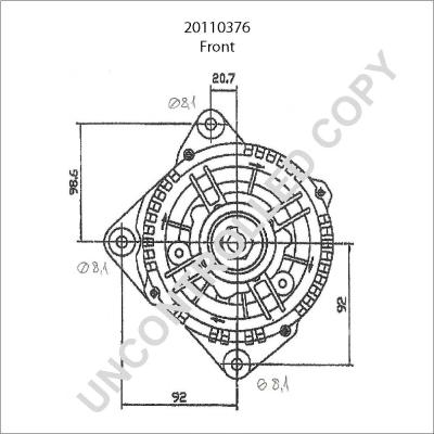 Prestolite Electric 20110376 - Генератор autospares.lv