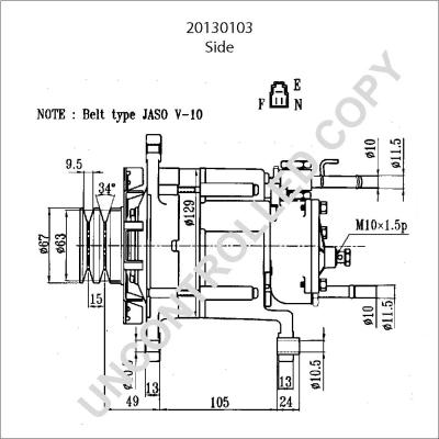 Prestolite Electric 20130103 - Генератор autospares.lv