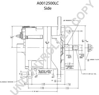 Prestolite Electric A0012500LC - Генератор autospares.lv