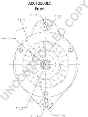 Prestolite Electric A0012500LC - Генератор autospares.lv