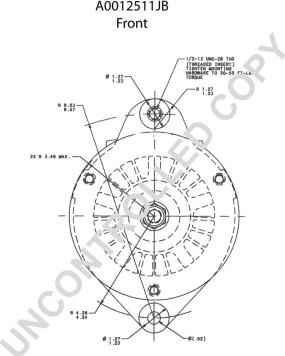 Prestolite Electric A0012511JB - Генератор autospares.lv