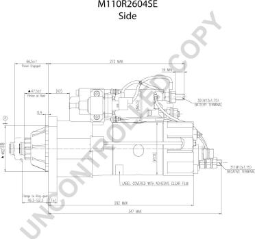 Prestolite Electric M110R2604SE - Стартер autospares.lv