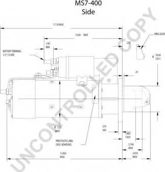 Prestolite Electric MS7-400A - Стартер autospares.lv