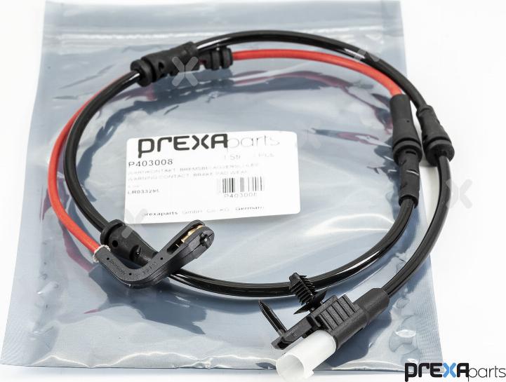 PREXAparts P403008 - Сигнализатор, износ тормозных колодок autospares.lv