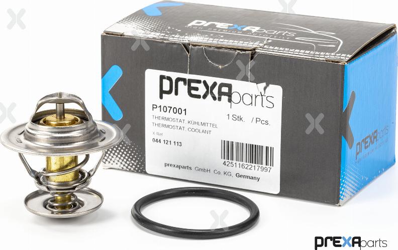 PREXAparts P107001 - Термостат охлаждающей жидкости / корпус autospares.lv