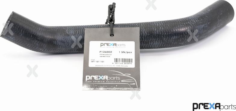 PREXAparts P126002 - Шланг радиатора autospares.lv