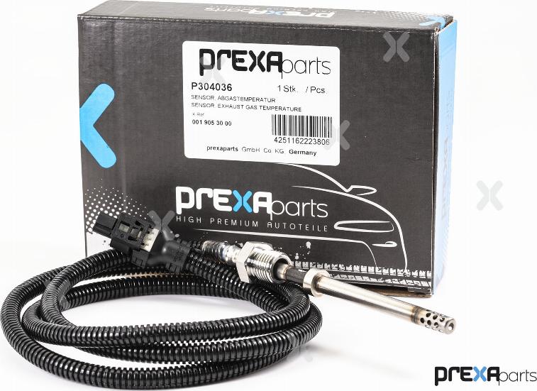 PREXAparts P304036 - Датчик, температура выхлопных газов autospares.lv