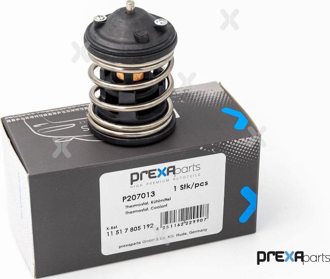 PREXAparts P207013 - Термостат охлаждающей жидкости / корпус autospares.lv