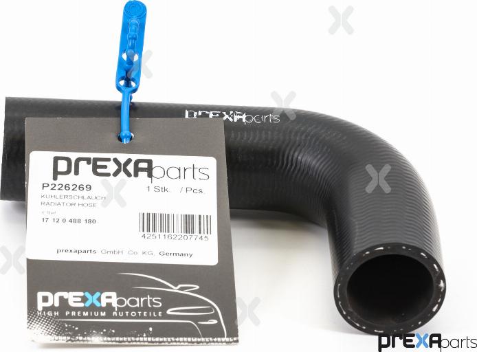 PREXAparts P226269 - Шланг радиатора autospares.lv