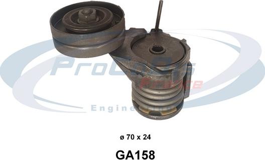 Procodis France GA158 - Натяжитель, поликлиновый ремень autospares.lv