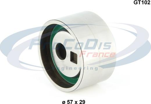Procodis France GT102 - Натяжной ролик, зубчатый ремень ГРМ autospares.lv