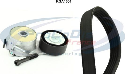 Procodis France KGA1001 - Поликлиновый ременный комплект autospares.lv