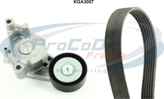 Procodis France KGA3007 - Поликлиновый ременный комплект autospares.lv