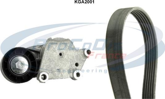 Procodis France KGA2001 - Поликлиновый ременный комплект autospares.lv