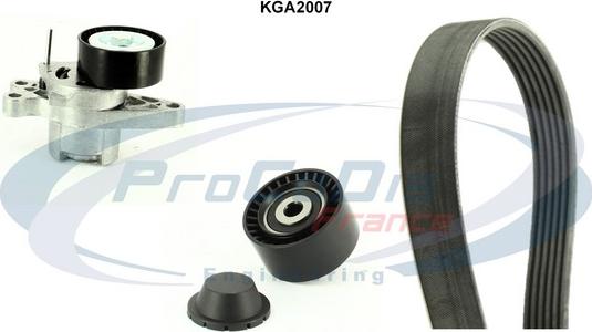 Procodis France KGA2007 - Поликлиновый ременный комплект autospares.lv