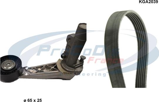 Procodis France KGA2039 - Поликлиновый ременный комплект autospares.lv