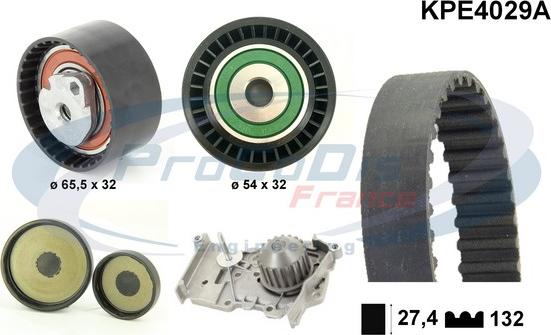 Procodis France KPE4029A - Водяной насос + комплект зубчатого ремня ГРМ autospares.lv