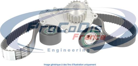 Procodis France KPE6522A - Водяной насос + комплект зубчатого ремня ГРМ autospares.lv