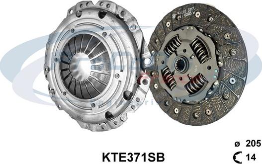 Procodis France KTE371SB - Комплект сцепления autospares.lv
