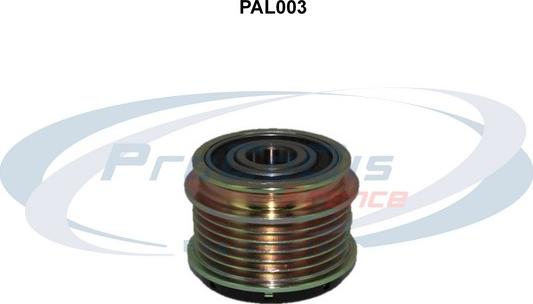 Procodis France PAL003 - Шкив генератора, муфта autospares.lv