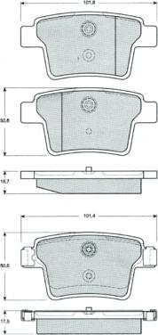 Procodis France PF1474 - Тормозные колодки, дисковые, комплект autospares.lv