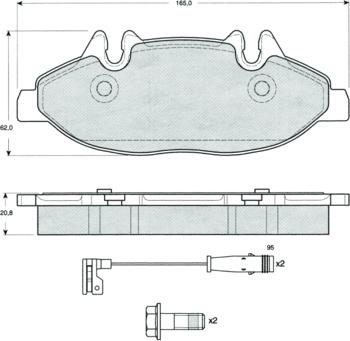 Procodis France PF1502 - Тормозные колодки, дисковые, комплект autospares.lv