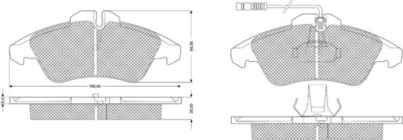 Procodis France PF10931 - Тормозные колодки, дисковые, комплект autospares.lv