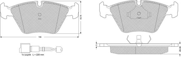 Procodis France PF10691 - Тормозные колодки, дисковые, комплект autospares.lv