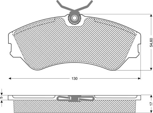 Procodis France PF10651 - Тормозные колодки, дисковые, комплект autospares.lv