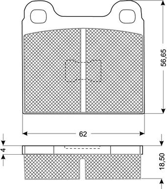 Procodis France PF10161 - Тормозные колодки, дисковые, комплект autospares.lv