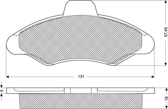 Procodis France PF1082 - Тормозные колодки, дисковые, комплект autospares.lv