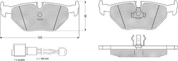 Procodis France PF10701 - Тормозные колодки, дисковые, комплект autospares.lv