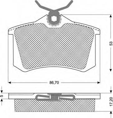 Quinton Hazell 5502229986 - Тормозные колодки, дисковые, комплект autospares.lv