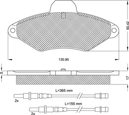 Procodis France PF1190 - Тормозные колодки, дисковые, комплект autospares.lv