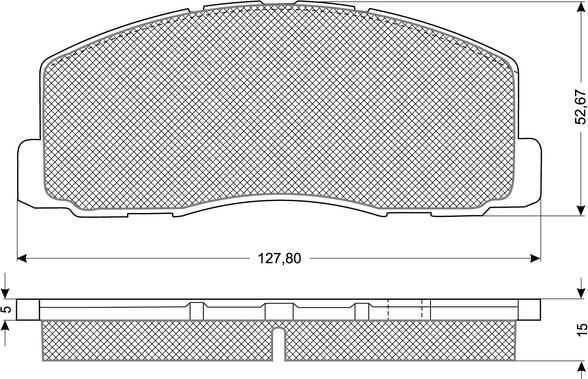 Procodis France PF1141 - Тормозные колодки, дисковые, комплект autospares.lv