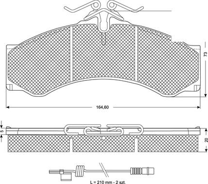 Procodis France PF11481 - Тормозные колодки, дисковые, комплект autospares.lv