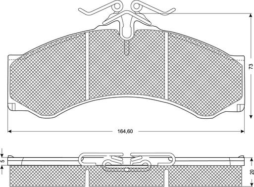 Procodis France PF1148 - Тормозные колодки, дисковые, комплект autospares.lv